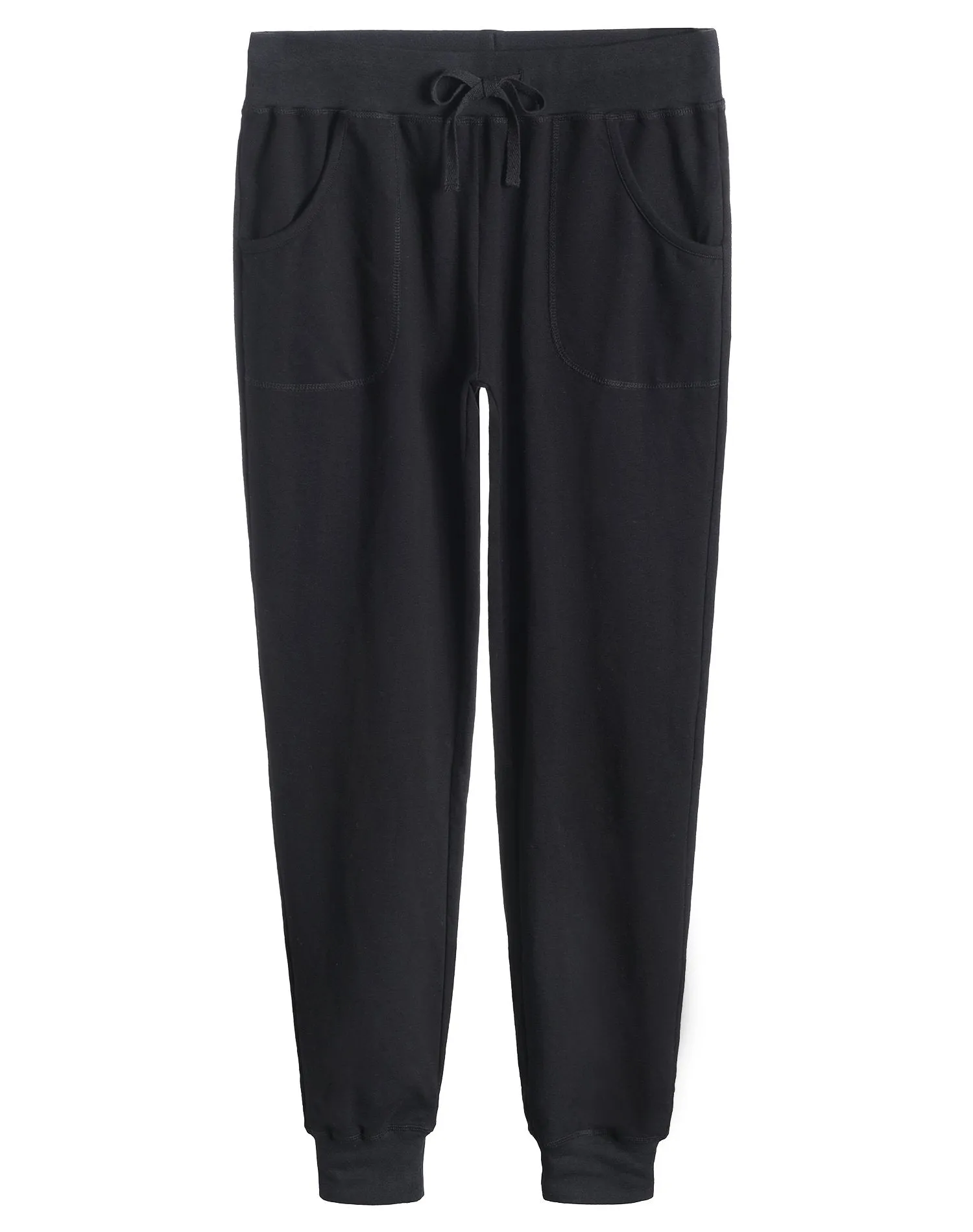 Women's Cotton Joggers Jersey Sweatpants with Pockets