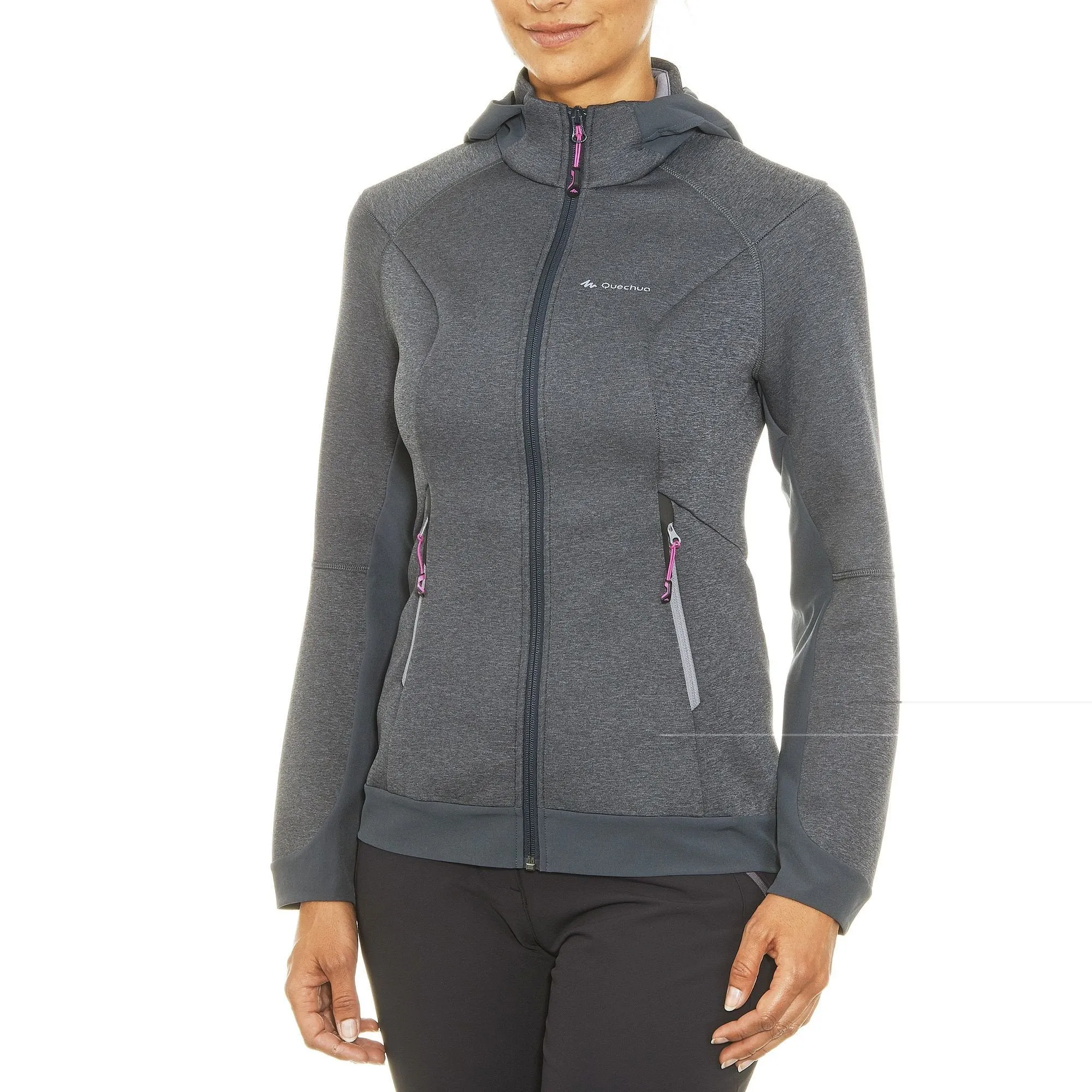 Women's Hiking Warm Stretch Sweatshirt Forclaz 900