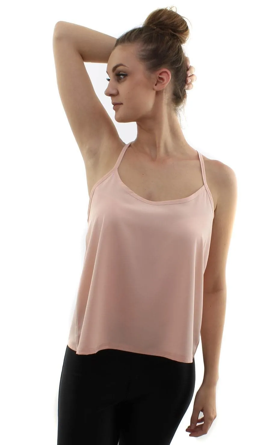 Womens Sleeveless Strappy Top