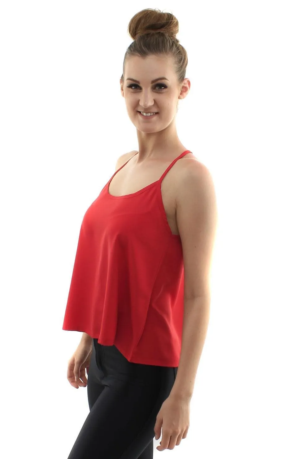 Womens Sleeveless Strappy Top