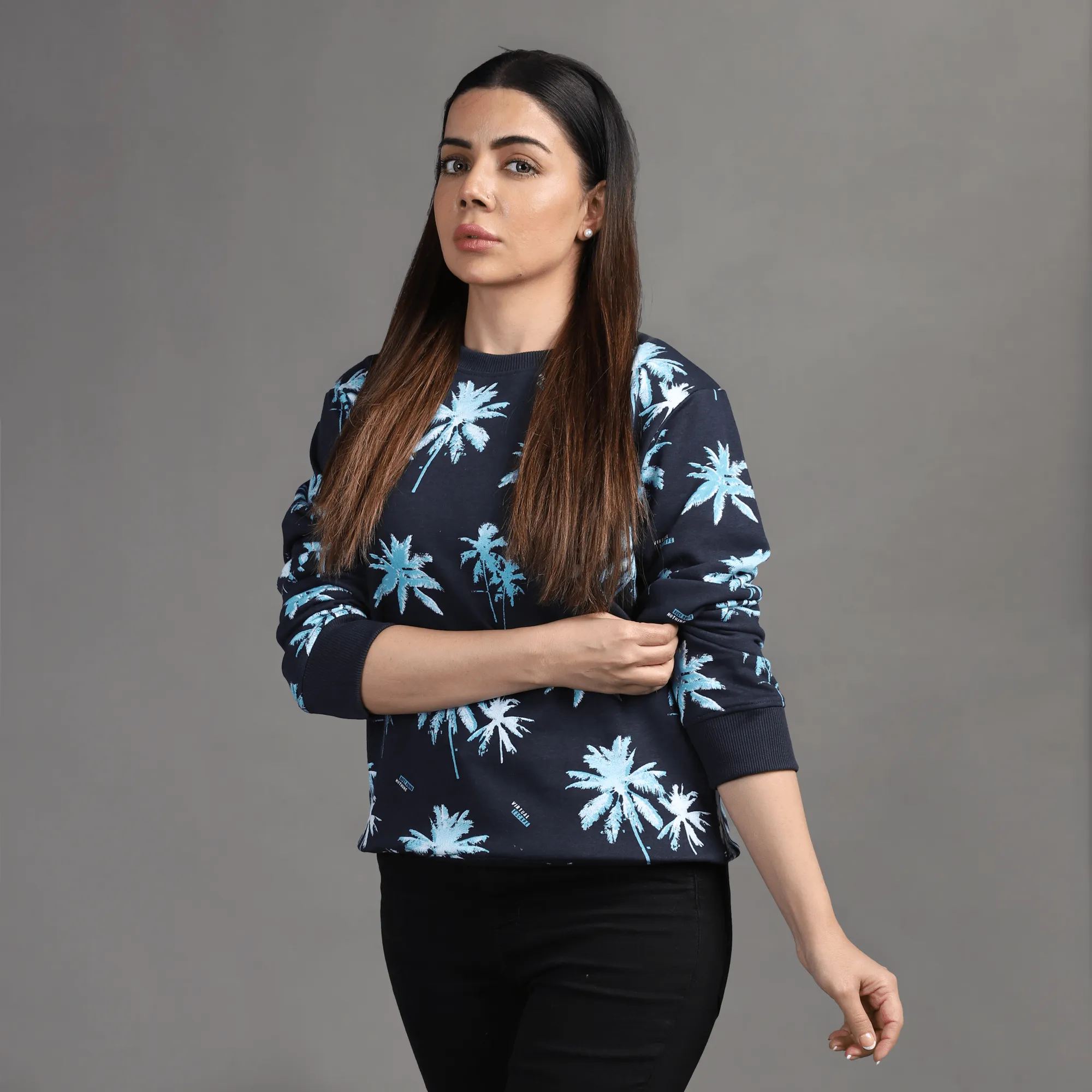 WOMEN'S TRENDY AOP SWEATSHIRT