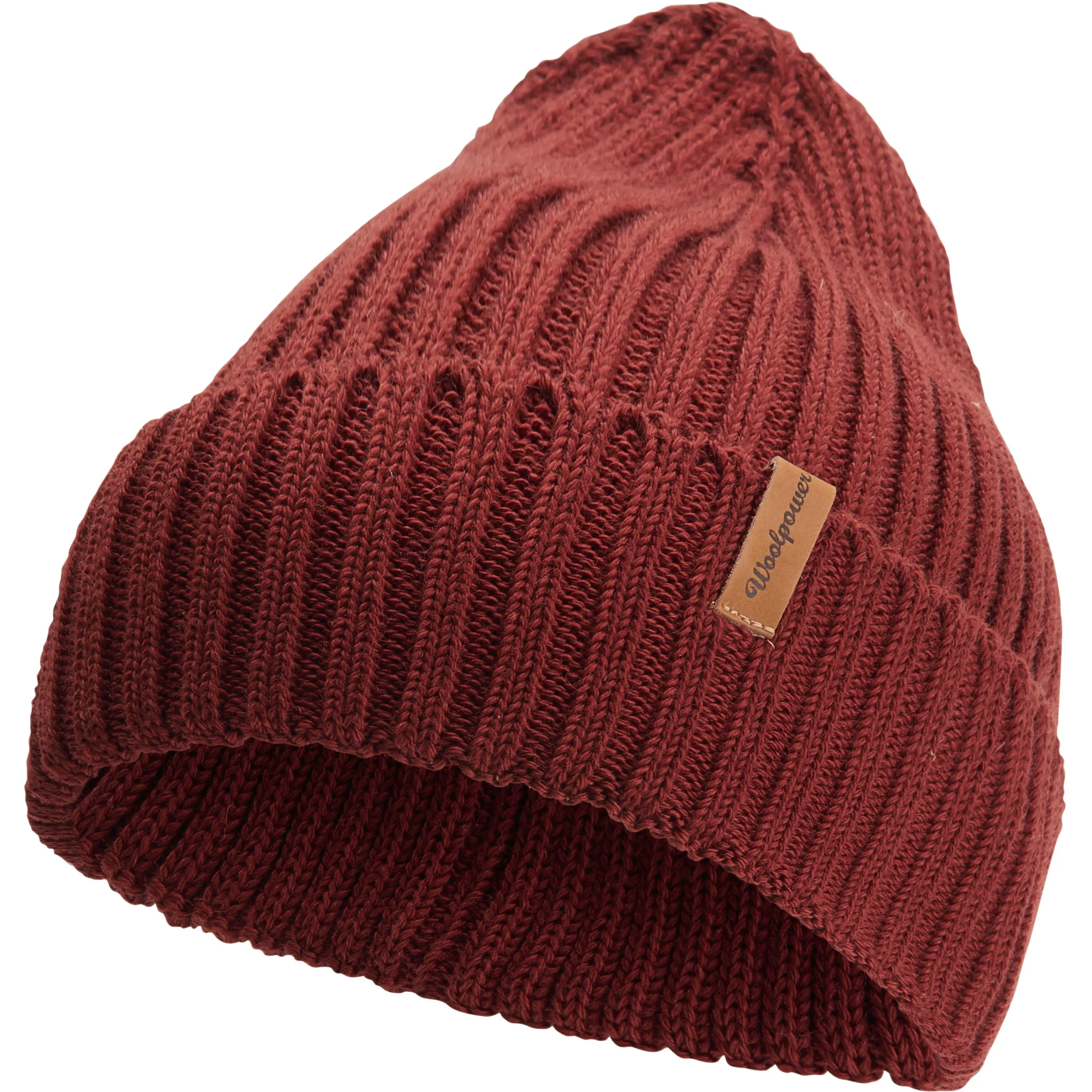 Woolpower Beanie Rib Rust Red | Buy Woolpower Beanie Rib Rust Red here | Outnorth